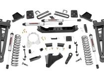 6 Inch Suspension Lift Kit w/Radius Arms &amp;amp; V2 Monotube 17-19 F-250/350 4WD Diesel Rough Country
