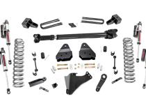 4.5 Inch Inch Ford Suspension Lift Kit w/ Vertex Shocks and Front Driveshaft 17-20 F-350 4WD Diesel Dually Rough Country
