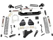 4.5 Inch Inch Ford Suspension Lift Kit w/ V2 Shocks 17-20 F-350 4WD Diesel Dually Rough Country