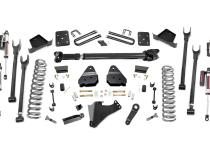 6 Inch Ford 4-Link Suspension Lift Kit w/Front Drive Shaft 17-19 F-250 4WD Diesel w/Overloads Rough Country
