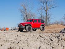 3.5 Inch Jeep Suspension Lift Kit Control Arm Drop &amp;amp; V2 Shocks 18-20 Wrangler JL Rough Country