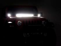 Jeep 2 Inch LED Cube Easy-Mount Kit 18-20 Wrangler JL 20-Up Gladiator-Black Series w/Amber DRL  Rough Country