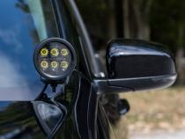 LED Light Kit Ditch Mount 2 Inch Black Pair White DRL  Jeep KL 14-21 Rough Country