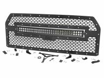 Ford Mesh Grille 30 Inch Dual Row Black Series LED w/Cool White DRL 15-17 F-150 Rough Country