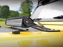 Jeep 20 Inch LED Light Bar Hood Mounts 97-06 Wrangler TJ Rough Country