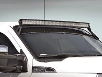 Ford 54 Inch Curved LED Light Bar Upper Windshield Mounts 99-16 F-250/F-350 Super Duty Rough Country