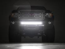 30 Inch Single Row LED Hidden Bumper Mounts 15-22 Colorado/Canyon Rough Country