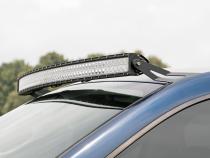 Dodge 54 Inch Curved LED Light Bar Upper Windshield Mounts 02-08 RAM 1500 Rough Country