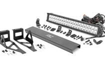 Ford 20 Inch LED Bumper Kit Chrome Series w/Amber DRL 05-07 F-250/350 Rough Country