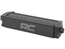 8 Inch CREE LED Light Bar Single Row, Pair Black Series w/Cool White DRL Rough Country