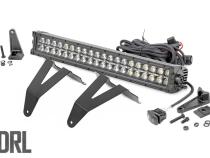 Dodge 20 Inch LED Bumper Kit Black Series w/Cool White DRL 19-20 RAM 1500 Rough Country