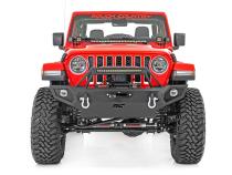 Jeep Quad LED Light Pod KitBlack Series w/White DRL 18-20 JL/20-UP Gladiator Rough Country