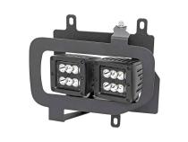Ford LED Fog Light Kit Black Series w/ Spot Beam 15-19 F-150 Rough Country