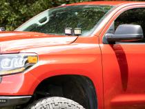 Toyota 2-inch LED Lower Windshield Ditch Kit (14-20 Tundra Black Series Spot and Flood Pattern Combo) Rough Country