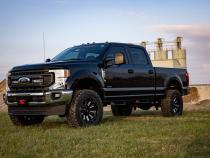 LED Light Kit Grille Mount 10 Inch Black Series Slimline 20-21 Ford Super Duty Rough Country