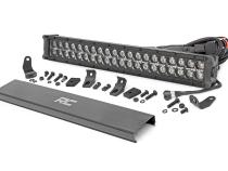 20 Inch CREE LED Light Bar Dual Row Black Series w/Cool White DRL Rough Country