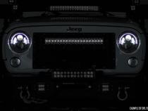 30 Inch CREE LED Light Bar Dual Row Black Series w/Cool White DRL Rough Country