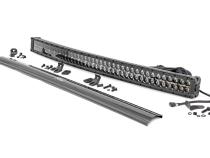 40 Inch Curved CREE LED Light Bar Dual Row Black Series w/Cool White DRL Rough Country