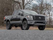 3 Inch Nissan Bolt-On Lift Kit Lifted Struts &amp;amp; N3 Shocks 04-20 Titan 2WD/4WD Rough Country