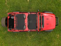 Jeep Wrangler JL Unlimited Mesh Bikini Top Plus 18-20 4 Door Black Rough Country