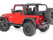 Nerf Bar 3.0 Inch 97-06 Jeep Wrangler TJ/87-95 Wrangler YJ Rough Country