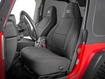 Jeep Neoprene Seat Cover Set Black 97-02 Wrangler TJ Rough Country