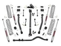 3.5 Inch Lift Kit Adj Lower FR D/S Non-Rubicon Jeep Wrangler Unlimited 4WD (24-26) Rough Country