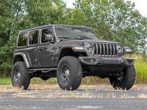 3.5 Inch Lift Kit Adj Lower FR D/S Rubicon Jeep Wrangler Unlimited 4WD (24-26) Rough Country