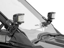 Polaris Dual LED Cube Kit w/Black Series Flood LED's 20-21 Polaris RZR PRO XP Rough Country