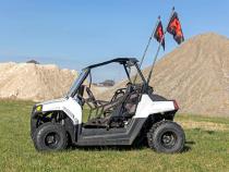 Polaris LED Whip Light Bed Mount Kit 12-20 Polaris RZR 170 EFI Rough Country