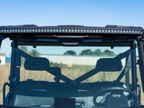 LED Light Front Mount 50 Inch Single Row Black Pair with Factory Wiper 14-22 Polaris Ranger 1000XP Rough Country