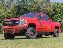 3.5 Inch Lift Kit Knuckle Red Silverado/Sierra 2500HD/3500HD (11-19) Rough Country
