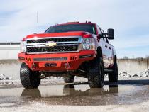3.5 Inch Lift Kit Knuckle Vertex Red Silverado/Sierra 2500HD/3500HD (11-19) Rough Country