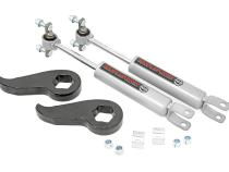 1.5-2 Inch Leveling Torsion Bar Keys w/N3 Shocks 20-Up Silverado/Sierra 2500HD/3500HD Rough Country