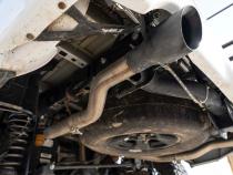 Dual Cat-Back Exhaust System w/Black Tips 09-18 RAM 1500 V8-4.7L, 5.7L Rough Country