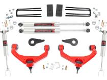 3.5 Inch Lift Kit M1 w/ Overloads Red Silverado/Sierra 2500HD/3500HD (11-19) Rough Country