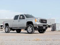 3.5 Inch Lift Kit V2 w/ Overloads Red Silverado/Sierra 2500HD/3500HD (11-19) Rough Country