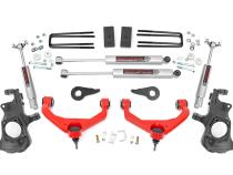 3.5 Inch Lift Kit Knuckle w/ Overloads Red Silverado/Sierra 2500HD/3500HD (11-19) Rough Country