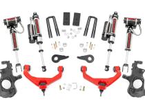 3.5 Inch Lift Kit Knuckle Vertex w/ Overloads Red Silverado/Sierra 2500HD/3500HD (11-19) Rough Country