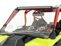 Vented Full Windshield Scratch Resistant Bolt On Roof Polaris RZR Pro R (2022) Rough Country