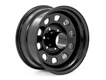 Steel Wheel Black 17x9 6x5.5 4.25 Bore -12mm Rough Country