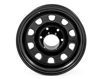 Steel Wheel Black 17x9 5x5 3.30 Bore -12mm Rough Country