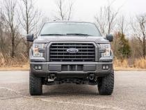 Ford Tow Hook to Shackle Conversion Kit w/D-Ring &amp;amp; Rubber Isolators 09-20 F-150 Rough Country